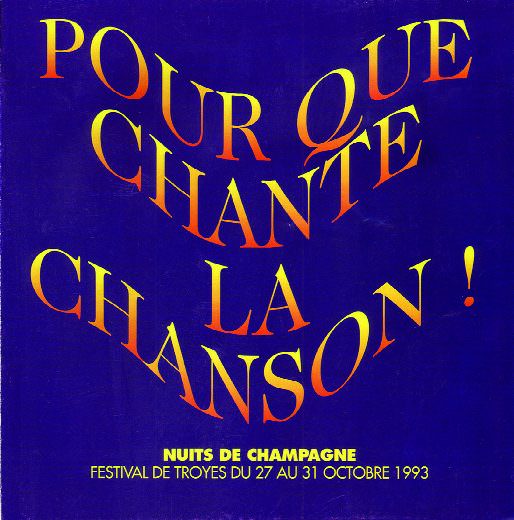 Affiche des Nuits de Champagne 1993