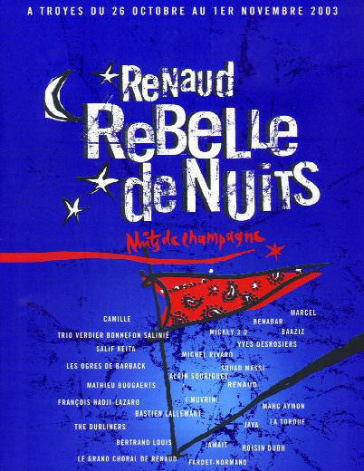 Affiche des Nuits de Champagne 2003