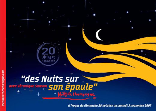 Affiche des Nuits de Champagne 2007
