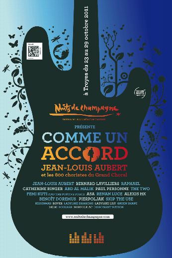 Affiche des Nuits de Champagne 2011