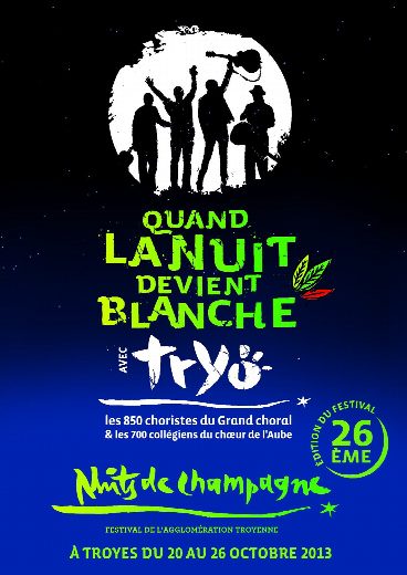 Affiche des Nuits de Champagne 2013