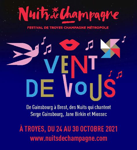 Affiche des Nuits de Champagne 2021