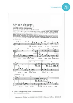 Aperçu de la partition African Discount