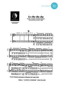 Aperçu de la partition Le cha-cha-cha