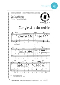 Aperçu de la partition Le grain de sable