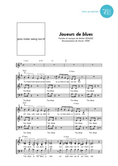 Aperçu de la partition Joueurs de blues