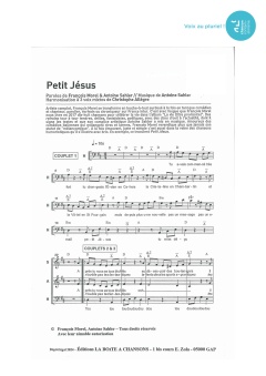 Aperçu de la partition Petit Jésus