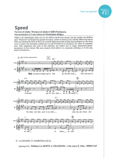 Aperçu de la partition Speed