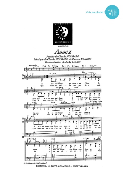 Assez — 4 voix mixtes
