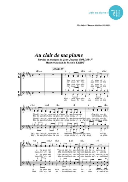 /partitions/Au clair de ma plume (4vm)-(2004)