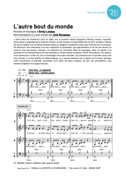 /partitions/Autre bout du monde (l ) (4vm)-(2017)