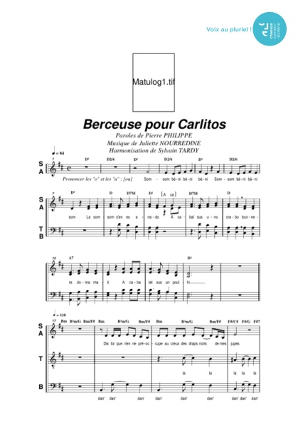 /partitions/Berceuse pour Carlitos (4vm)-1999