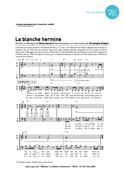 /partitions/Blanche hermine (la) (4vm)-(2010)