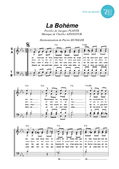 /partitions/Bohème (la) (4vm)-(2000)