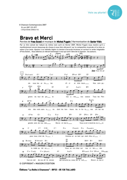 /partitions/Bravo et merci (4vm+Sol.)-(2007)