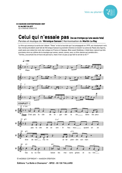/partitions/Celui qui n essaie pas (4vm)-(2007)