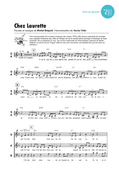 /partitions/Chez Laurette (3vm)-(2006)