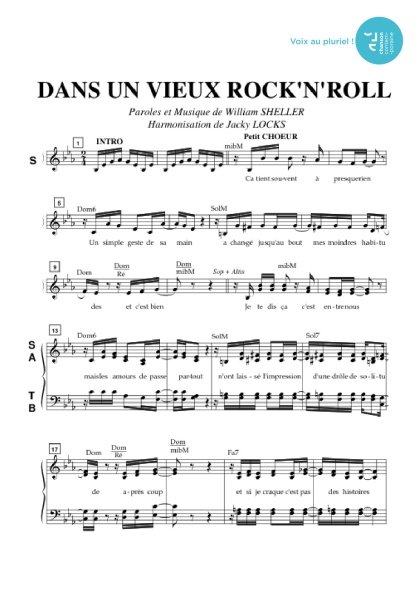 /partitions/Dans un vieux Rock n roll (4vm)-1997