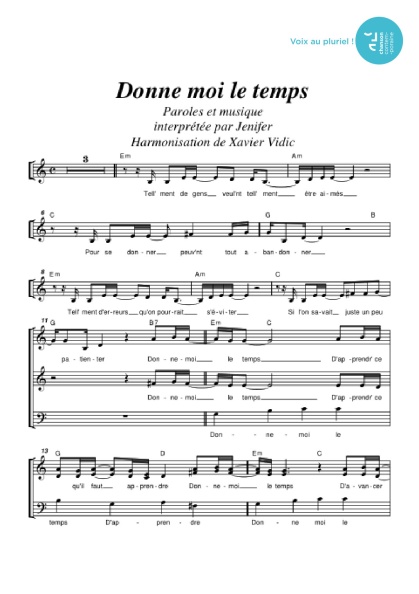 /partitions/Donne moi le temps (3vm)-(2004)