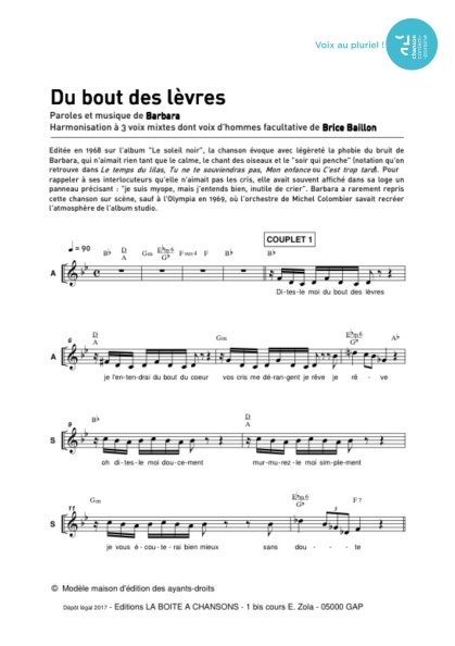 /partitions/Du bout des lèvres (3vm)-(2017)