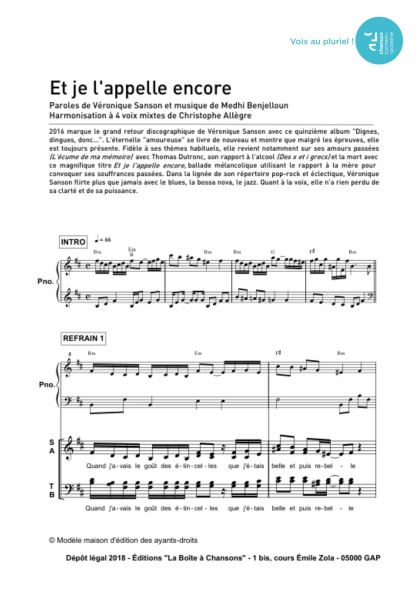 /partitions/Et je l appelle encore (4vm)-(2018)
