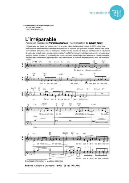 /partitions/Irréparable (l ) (4vm)-(2007)