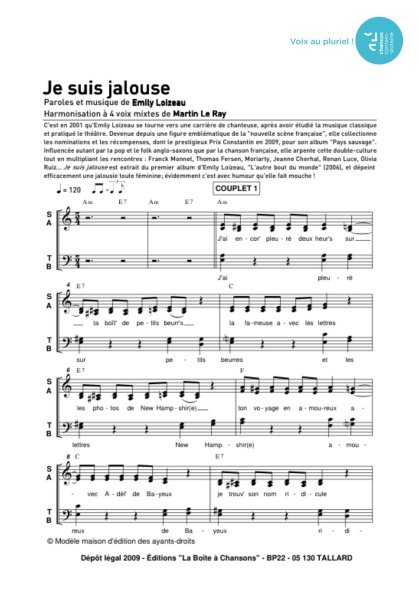 /partitions/Je suis jalouse (4vm)-(2017)