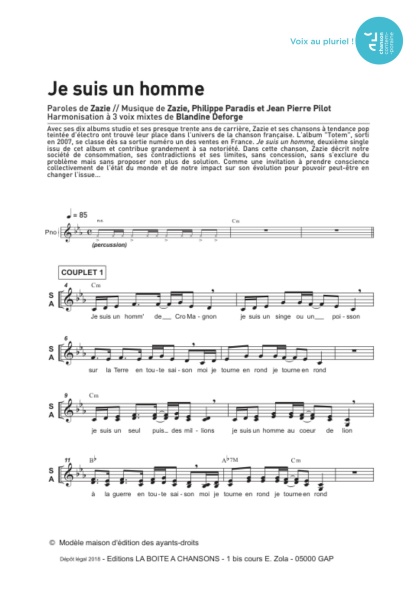 /partitions/Je suis un homme (3vm)-(2020)