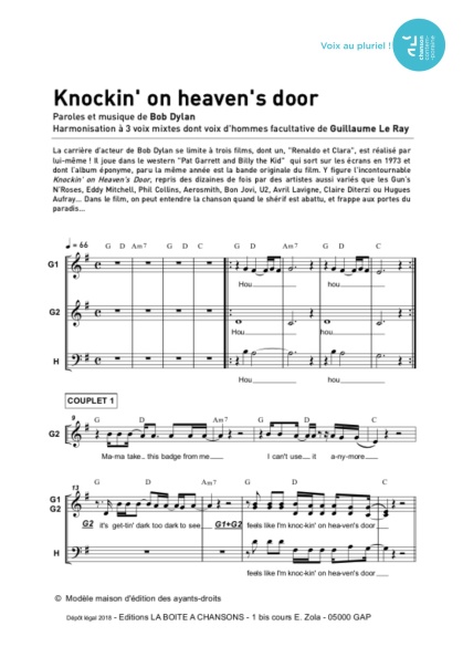 /partitions/Knockin  on heaven s door (3vm)-(2018)