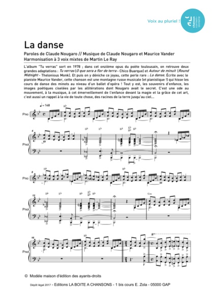 /partitions/La danse (3vm)-(2018)