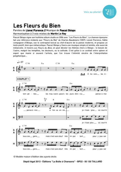 /partitions/Les fleurs du bien (3vm)-(2016)
