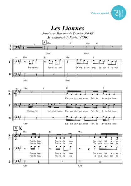 /partitions/Lionnes (les) (4vm)-(2003)