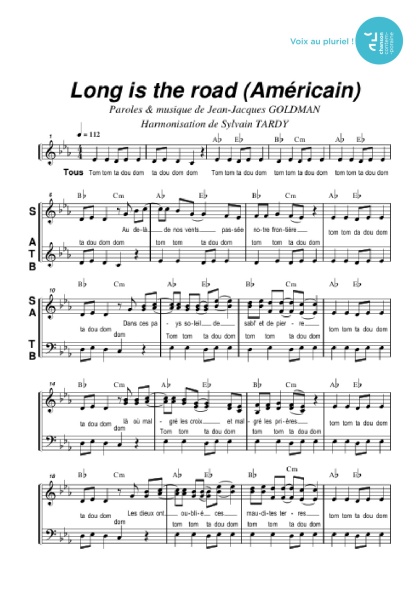 /partitions/Long is the road (Americain) (4vm)-(2000)