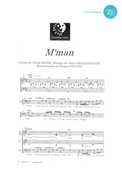 M'man — 4 voix mixtes