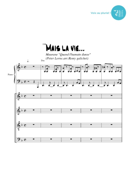 /partitions/Mais la vie (4vm)-(2004)