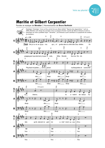 /partitions/Maritie et Gilbert Carpentier (4vm)-(2006)