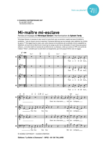 /partitions/Mi-maître mi-esclave (4vm)-(2007)