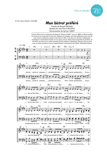 /partitions/Mon bistrot préféré (4vm)-(2006)