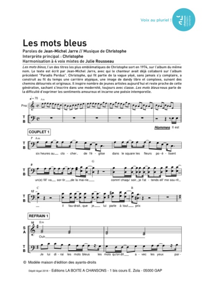 /partitions/Mots bleus (les) (4vm)-(2019)