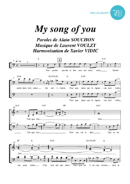 /partitions/My song of you (4vm)-(2002)