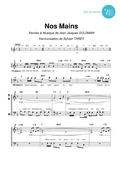 /partitions/Nos mains (3vm)-1999