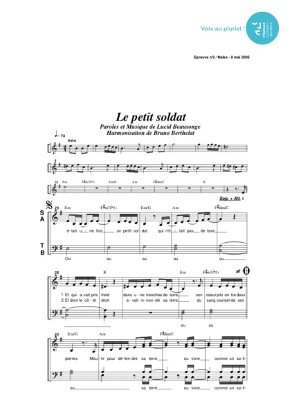 /partitions/Petit soldat (le) (4vm)-(2005)